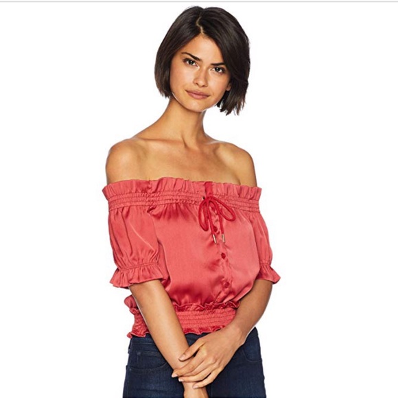 Romeo & Juliet Front-Tie Blouse (S) - Picture 1 of 8